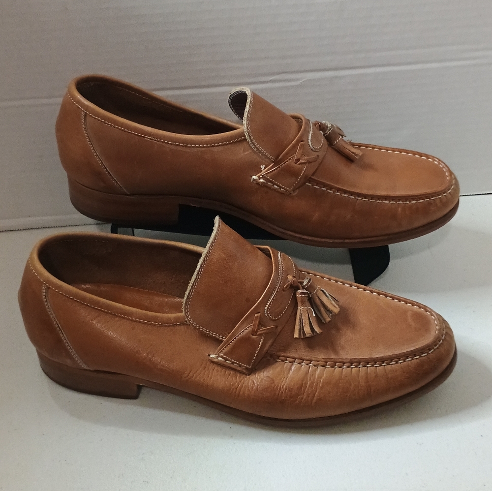 Hanover Handsewn Men's Brown Tassel Moccasin
